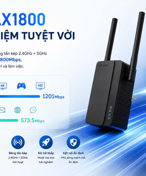 Laptop cũ Wi-Fi Range Extender AX1800 / Repeater Gigabit (Dual Band) - details chính hãng giá rẻ tại Thanh Hóa - An Nam Laptop