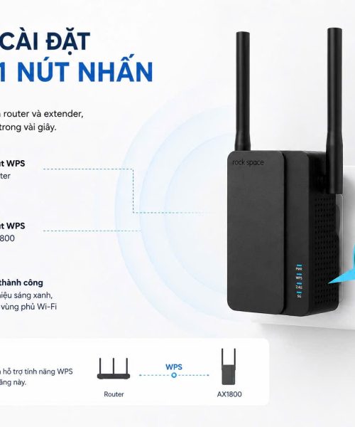 Laptop cũ Wi-Fi Range Extender AX1800 / Repeater Gigabit (Dual Band) - ports_buttons chính hãng giá rẻ tại Thanh Hóa - An Nam Laptop