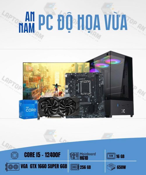 Laptop cũ PC Gaming i5 12400F - whole_laptop chính hãng giá rẻ tại Thanh Hóa - An Nam Laptop